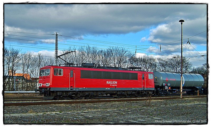 BR 155 155-9 von Railion DB Logistics in Bernau