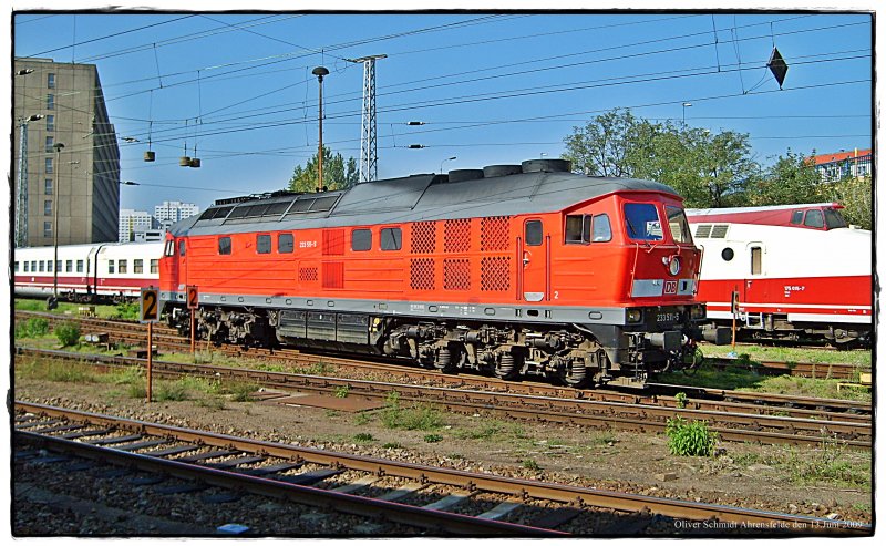 BR 233 511-5 der Deutschen Bahn (DB) in Berlin-Lichtenberg
