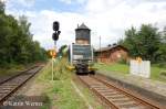 BLB 672 914-9  Mitteldeutscher Verkehrsverbund  als RB aus Naumburg Hbf, bei der Einfahrt in Nebra; 21.07.2007 (Foto: Katrin Werner)